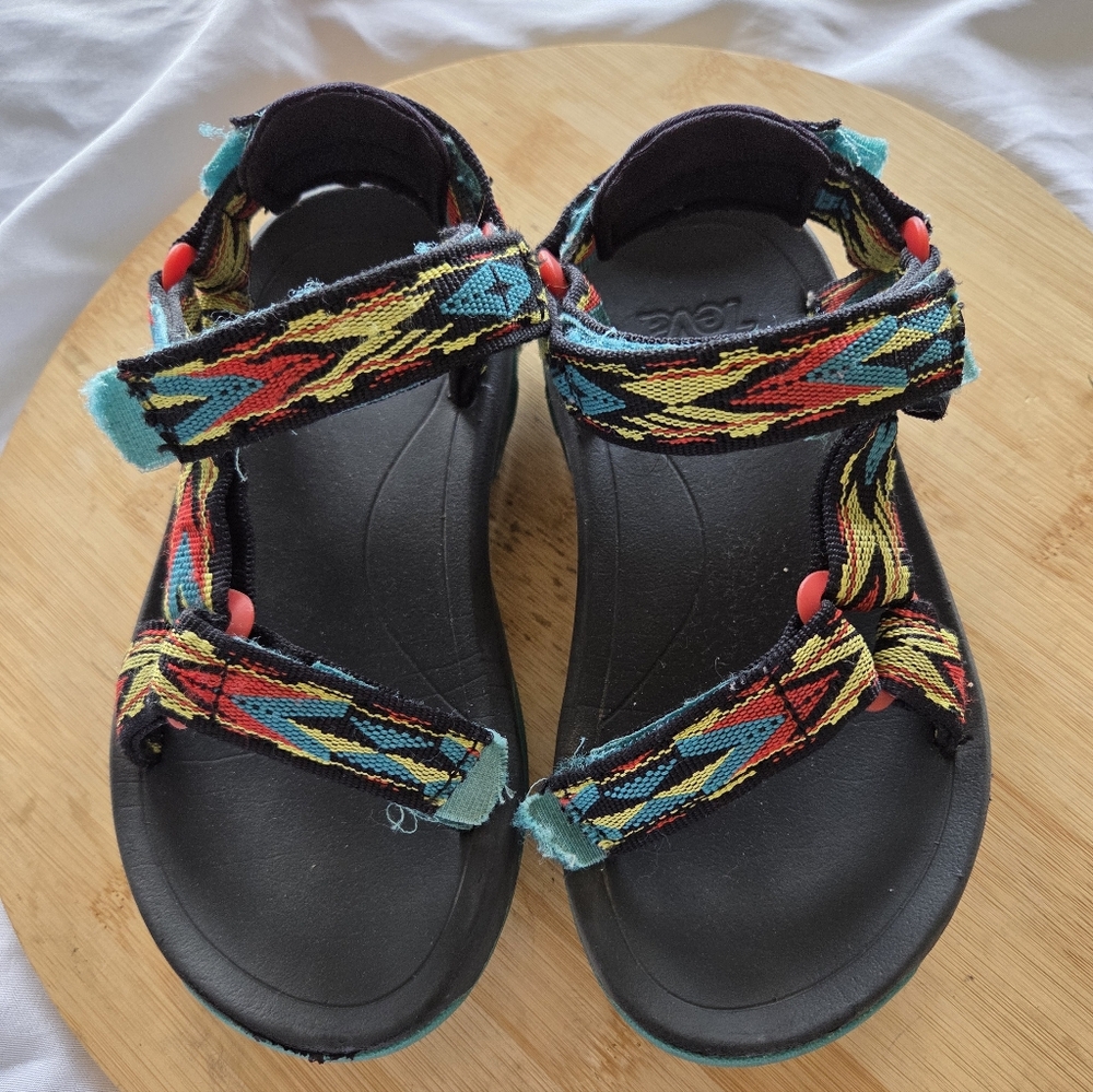 Teva Multicolor Woven Strap Sandals